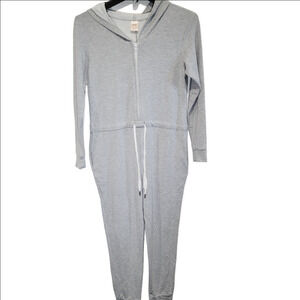 Smash + Tess Gray Hooded Jumpsuit